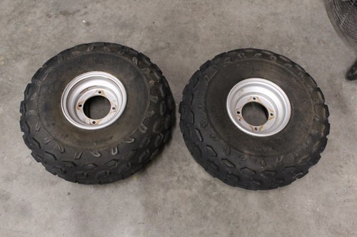 2006 ARCTIC CAT 50 CC FRONT TIRES & RIMS DURO 18X7X7 4 STROKE KFX50 06 - Picture 5 of 11