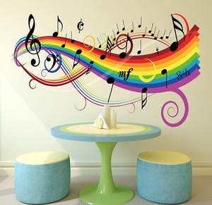 wallpapers Music Wall Murals Uk rainbow wallpaper uk