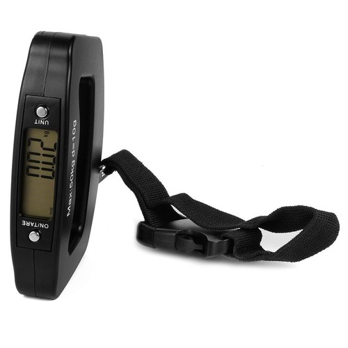 50kg Digital Luggage Scale Portable Weighing Weight Suitcase Travel Scale Strap - Picture 2 of 6
