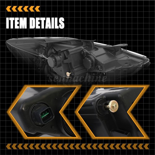 New Projector Headlights For 2011 2012 2013 2014 Hyundai Sonata Chrome Housing - Picture 11 of 20