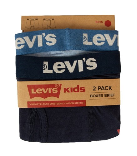 LEVI'S Boys Boys Boxer Briefs 2 Pack Stretch Cotton Elasts - Picture 15 of 15