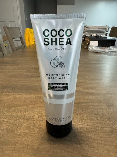 BATH & BODY WORKS Coco Shea Gurke feuchtigkeitsspendende Körperwäsche 10 FL. OZ. NEU - Bild 3 von 4