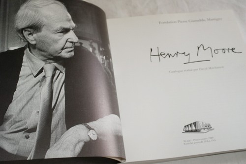 HENRY MOORE ILLUSTRATIONS CATALOGUE EXPOSITION GIANADDA 1989 - Picture 3 of 7