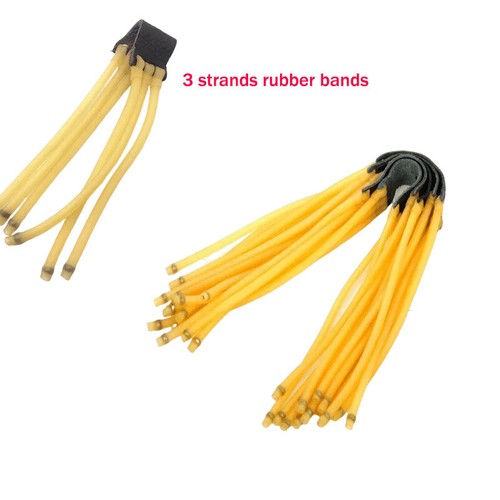 Slingshot beads Catapult bag Hunting Slingbow Flat Rubber Band sling shot access - Picture 6 of 16