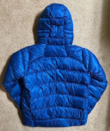 Patagonia Men’s Fitz Roy Down Hoody Jacket size Medium Endless Blue - Picture 9 of 11