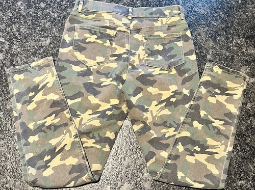 Girls Camo Jegging XXL 18 Green Camouflage Legging Pants Rainbow ARMY - Picture 4 of 5