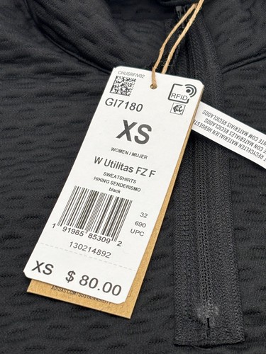 ADIDAS PERFORMANCE Terrex Hike 1/2 Zip Fleece Sweatshirt, schwarz, Gr. XS - Bild 6 von 12