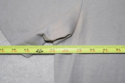 Travis Mathew Poloshirt Herren XL grau mit blauem Kragen Knopf Golf Pima Polyester - Bild 13 von 24