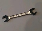 Vintage Stanley "13/16 & 7/8" Open End Wrench, USA, 86-809 , USA, EUC, Chrome