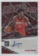 2023 Panini Donruss Optic Fast Break Signatures Jalen Green #FBS-GRN Auto 05is