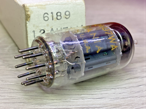 Sylvania  6189 12AU7WA Vacuum tube Tested 100%+ - Picture 3 of 4