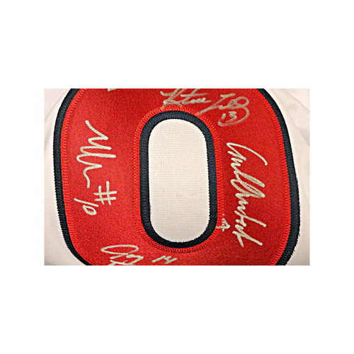 Camiseta de fútbol 1999 autografiada #9 de campeonas de la Copa Mundial Femenina de Estados Unidos 8 (CX) - Imagen 5 de 6