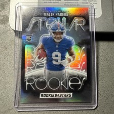 Malik Nabers SR-MNS 2024 Rookies & Stars Stellar Rookies Silver NY Giants