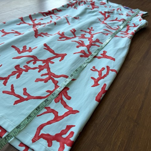 J.McLaughlin Sophia Etuikleid Aqua Blau Korallenriff Catalina Tuch Medium Beac - Bild 8 von 13