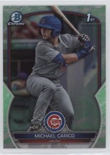2023 Bowman Draft Chrome Lunar Glow Refractor Michael Carico #BDC-170 11s9