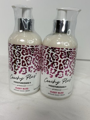 2 Coochy Plus Intimate Shaving Cream SWEET BLISS For Pubic Bikini Line Armpit