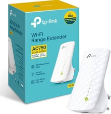 TP-Link AC750 RE220 Wi-Fi Range Extender – Dual Band 750 Mbps, Ethernet Port