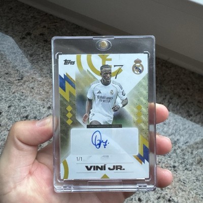 1/1 AUTOGRAPH GOLD VINI JR Topps Chrome Los Blancos Real Madrid 25/26