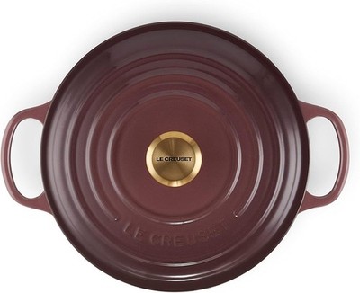 LE CREUSET ホーロー鍋 Cocotte Ronde 20cm Le Creuset Cocotte Ronde 20cm Fig Cast Enamel Pot Cookware Gas IH