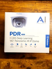 GeoVision GV-PDR8800 8MP AI 180° Panoramic IR IP Dome Camera, H.265, NEW