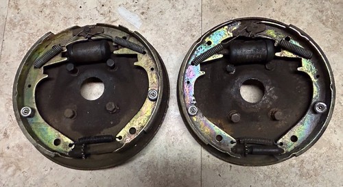 Corvette 1953-1962 C1 C2 Front Drum Backing Plate Pair - Foto 2 di 6