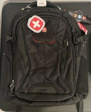 SWISSGEAR 18.5 inches Scan Smart TSA Laptop and USB Power Plug Backpack - Black