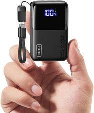 Pocket Size Portable Charger, Ultra Small 10000Mah 45W PD Power Bank, USB C In O