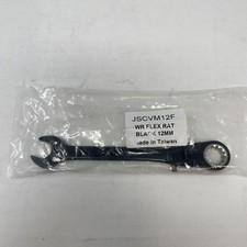 PROTO® Black Chrome 12MM Combination Locking Flex-Head Ratchet Wrench Spline