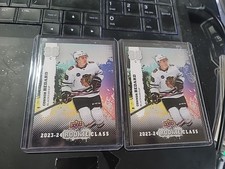 2023-24 Upper Deck Rookie Class CONNER BEDARD RC  2 Card LOT