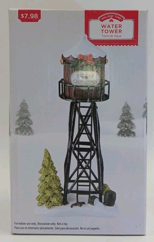 Holiday Time Buon Natale Villaggio Torre dell'Acqua 2020 Decorazione - Foto 1 di 8