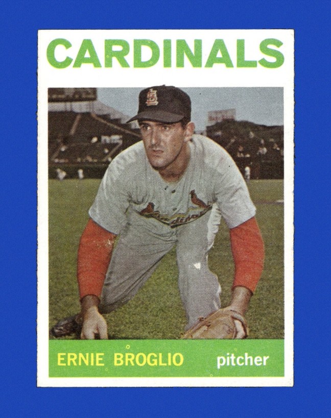 1964 Topps Set-Break # 59 Ernie Broglio EX-EXMINT *GMCARDS*