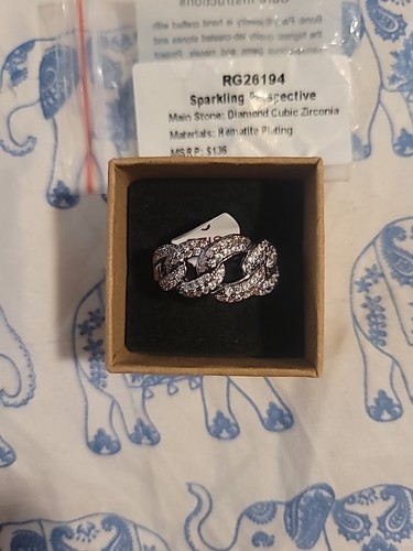 Bomb Party April 2025 Size 9 Ring- Sparkling Perspective RG26194 - Picture 2 of 7