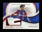 2023-24 Immaculate Lamine Yamal Heralded Materials RC Rookie Patch Ruby /30