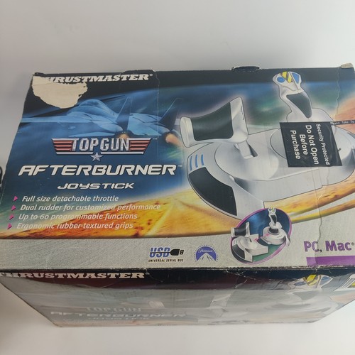 Thrustmaster Top Gun Afterburner Joystick Boxed Throttle Thrust Usb - Picture 15 of 21