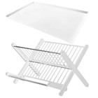 1 Set Dish Drainer Drying Rack Bowl Holder Tableware Drying Holder with Drip