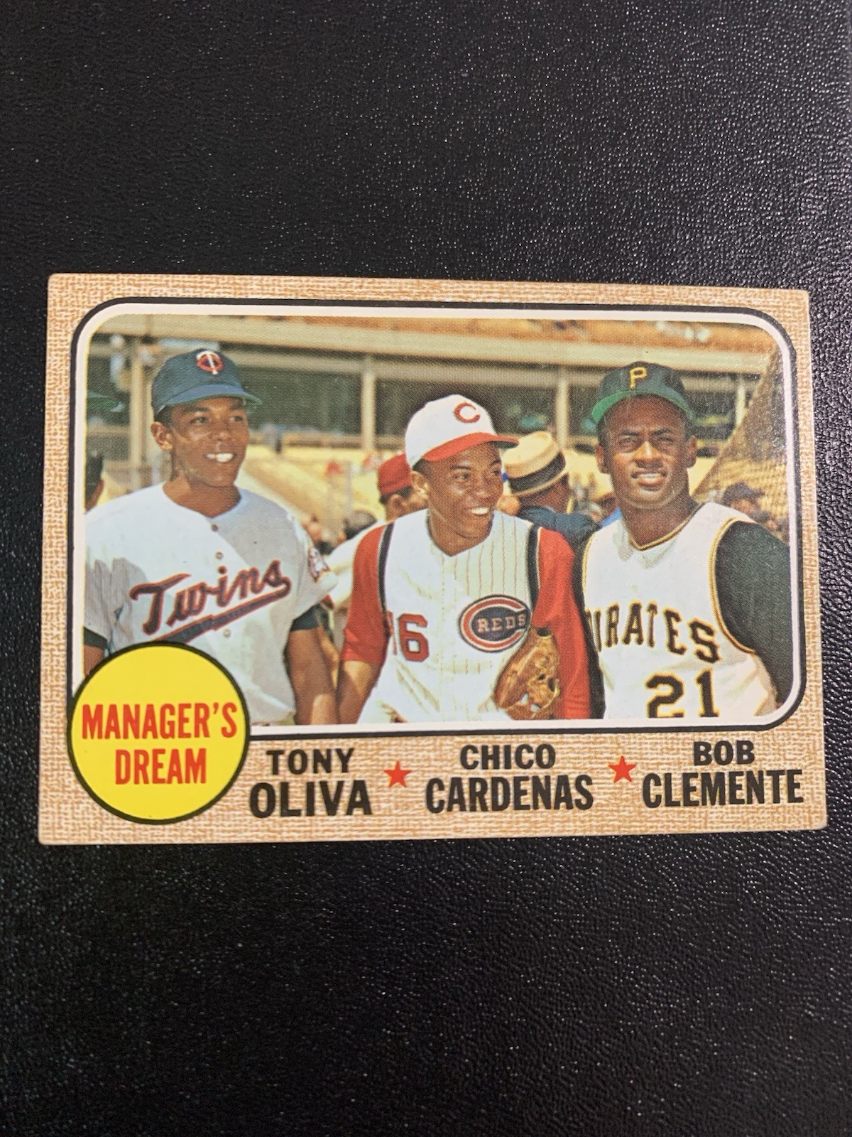 1968 Topps Manager's Dream #480 Bob Clemente Tony Oliva