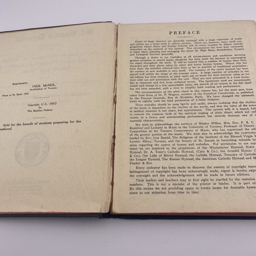 St. Basil’s Hymnal 40th Edition 1953 Latin & English Gregorian Hymns Catholic - Bild 9 von 15