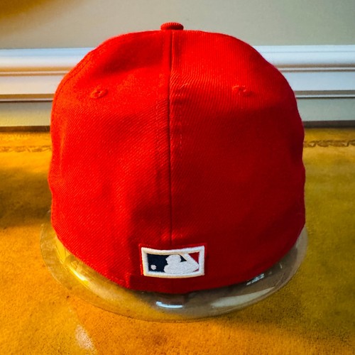 MLB Washington Nationals Retro Senators Scarlett Cooperstown Baseball Hat 7 1/8 - Picture 8 of 12