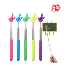 5 Pcs Telescopic Teacher Pointer Extendable Finger Pointer Stick For Classroom R