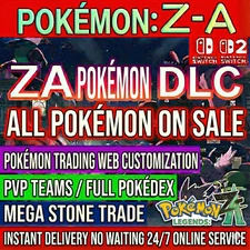 Pokémon Z-A DLC ✨Custom Alpha Pokemon 6IV Shiny  YOUR OT✨ALPHA POKEMON MEGA 🪨