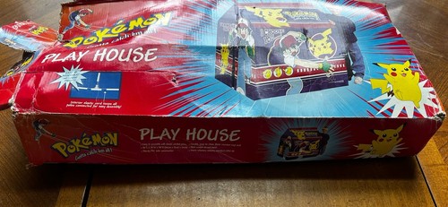 Vintage 1998 Pokémon Nintendo Play House Vinyl Play Tent Ash & Pikachu ~ Rare - Picture 10 of 21