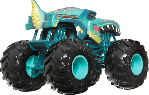 Monster Trucks - Mega-Wrex Oversize, Veicolo in Scala 1:24 Con Ruote Giganti E C - Foto 2 di 12