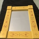 Handmade Stenciled Mirror Vintage
