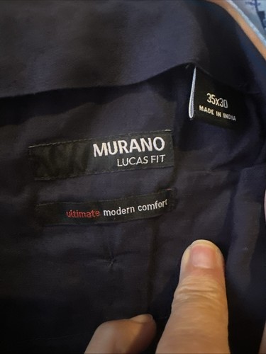 Murano Lucas Fit Modern Comfort Dress Pants Men's Size 35 X 30 - Picture 5 of 6