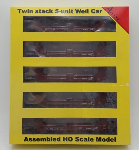 A-Line 47608-02 HO Conrail Doppelstock Containerwagen #795103 [5] LN/Box
