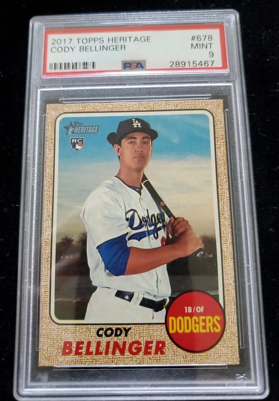 Cody Bellinger trading card