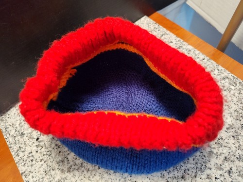 Sombrero de lobo vintage BSA Boy Scouts Cub Scout. Gorro tejido invierno. - Imagen 3 de 4