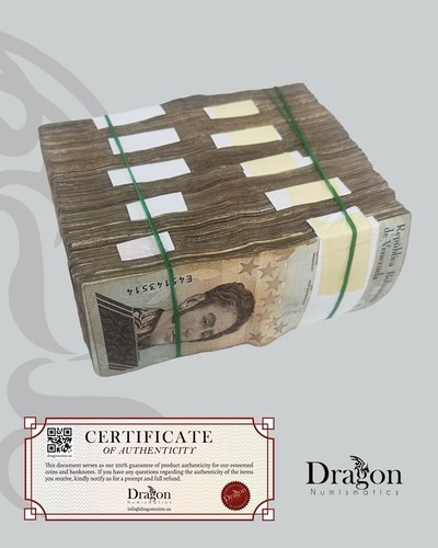 Venezuela 1 Million Bolivar 2020 USED 1000 PCS Bundle + COA USA SELLER - Picture 2 of 3