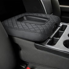 Center Console Cover Compatible with Silverado Sierra 2014 2015 2016 2017 2018 J