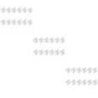 36 Pcs  DIY Christmas Decoration Simulation Glittering Branch Artificial Leaves